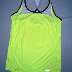 Nike Bright Lime Dri-FIT Tank‎